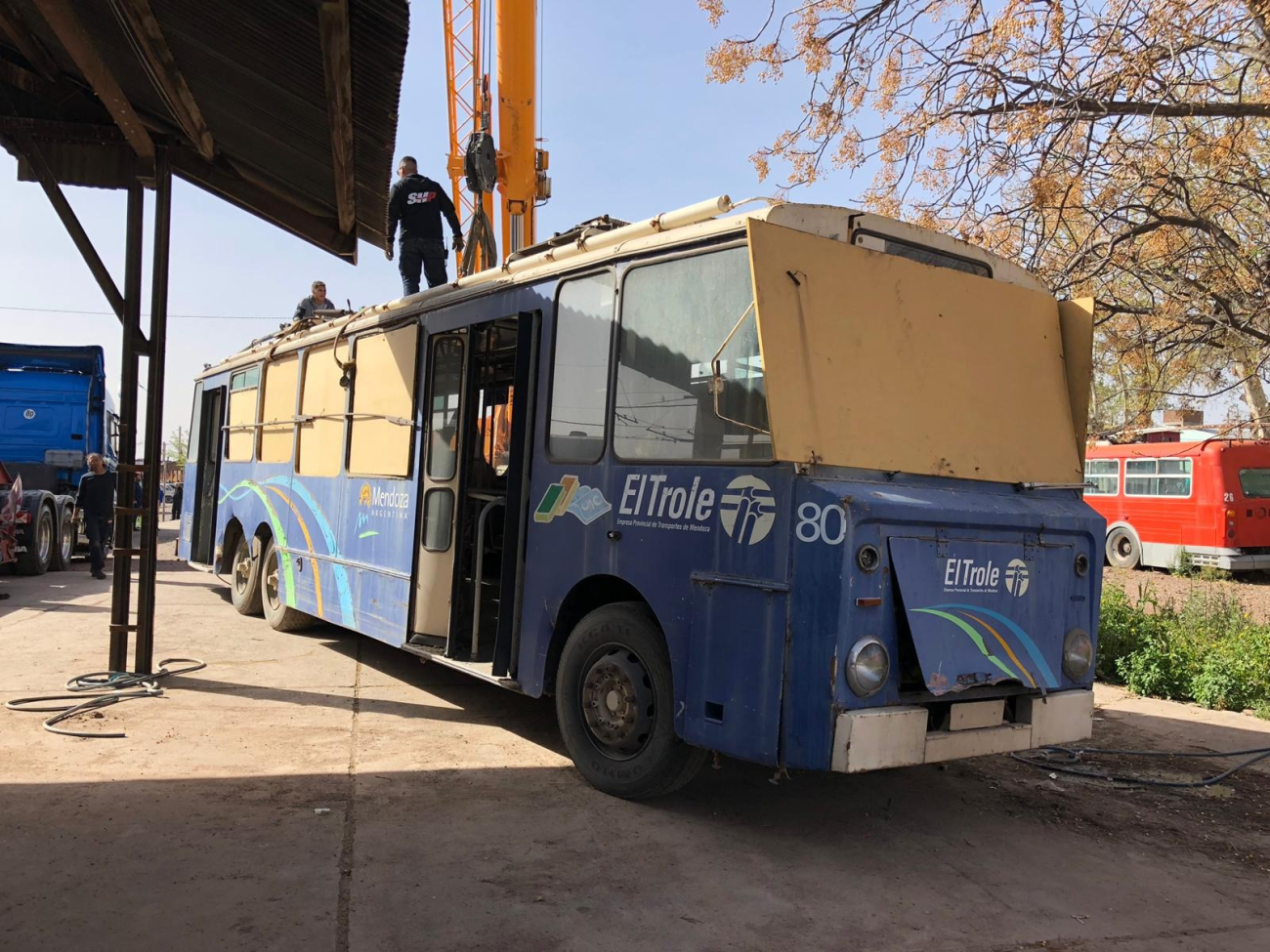 Oberleitungsbus aus Buenos Aires kommt zurück nach Soligen Oberleitungsbus aus Buenos Aires kommt zurück nach Soligen