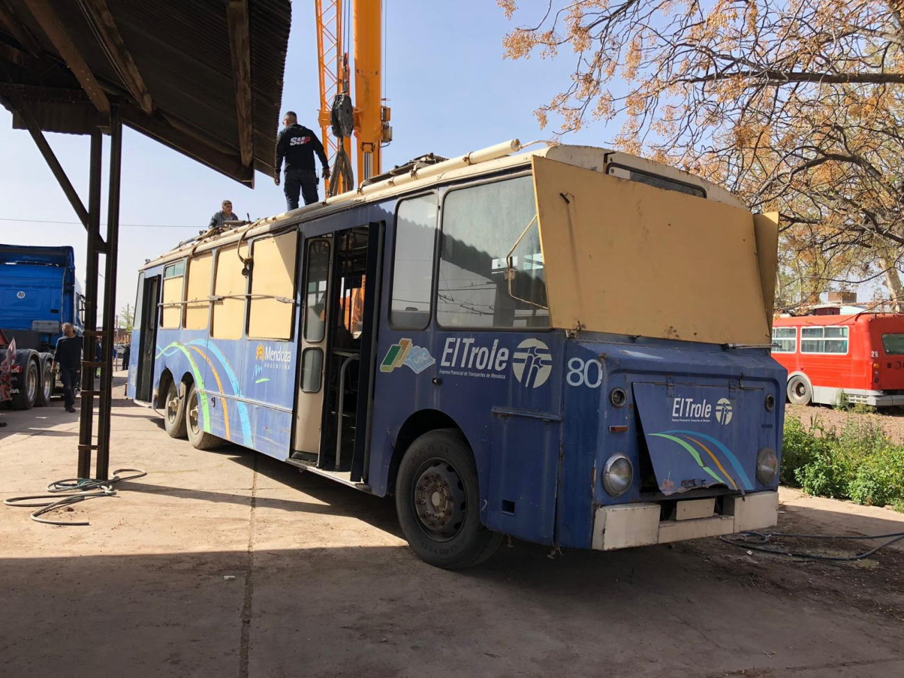 Oberleitungsbus aus Buenos Aires kommt zurück nach Soligen